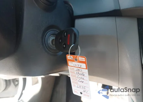 2012 Honda Civic Lx from USA, damaged, VIN 2HGFB2F53CH596824